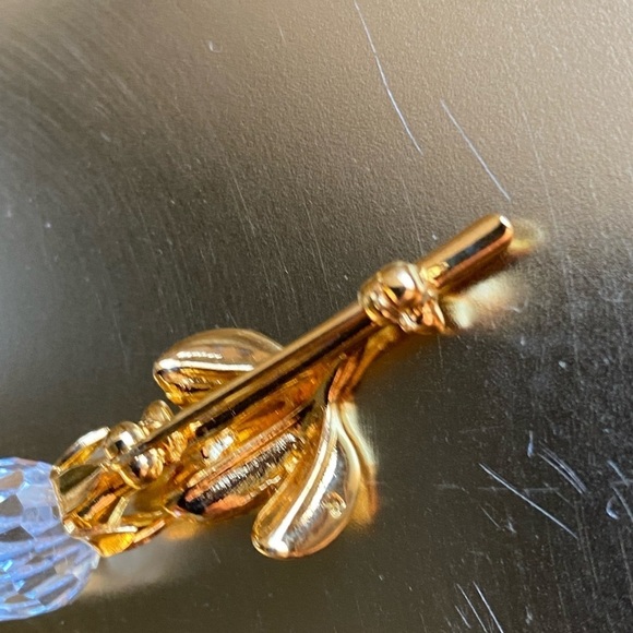 𝅺swarovski gold tone rose pink - Picture 9 of 17